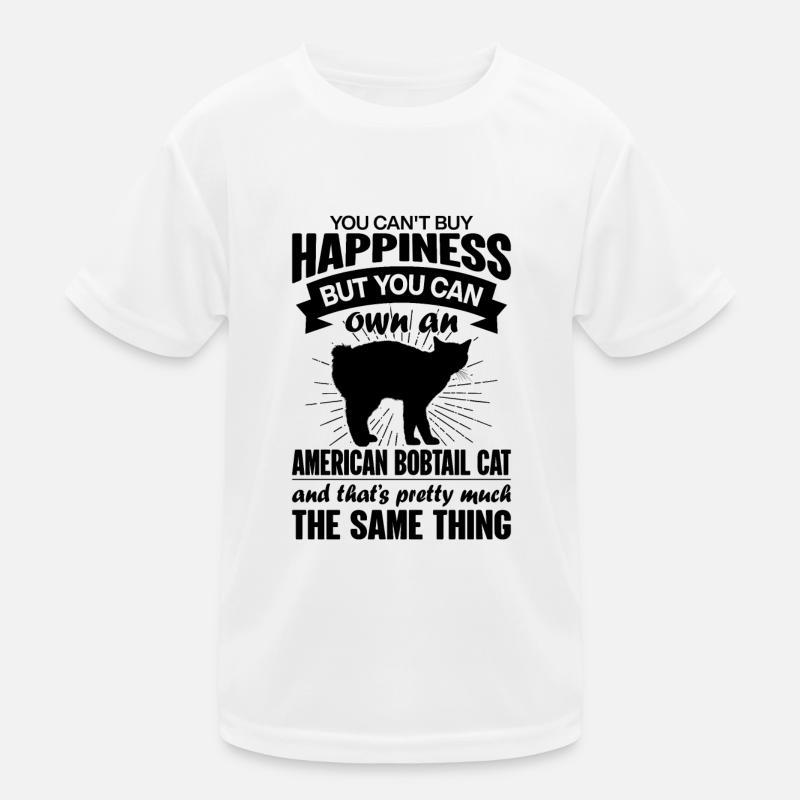 Peut acheter un chat bobtail américain T-shirt sport Enfant