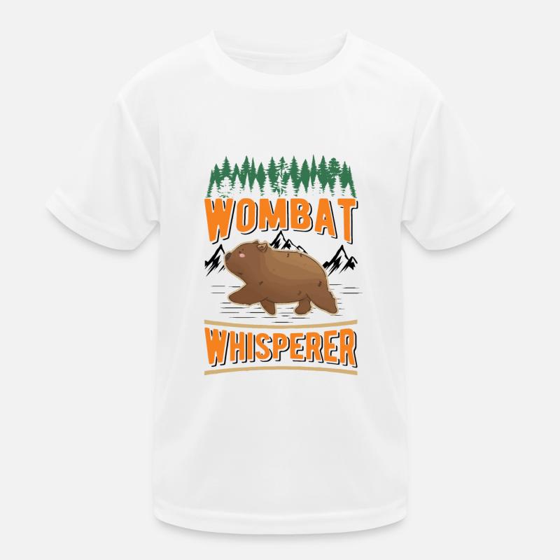 Wombat Flüsterer Kinder Funktions-T-Shirt