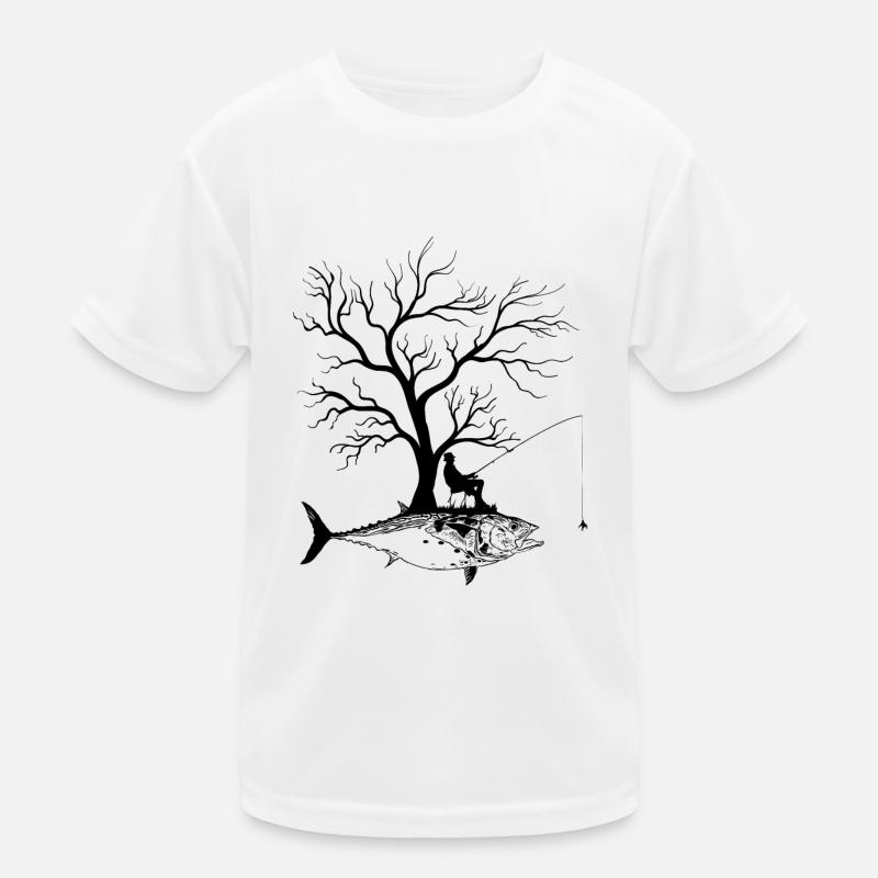 Graphic Tree - Fish False Albacore Kids Functional T-Shirt