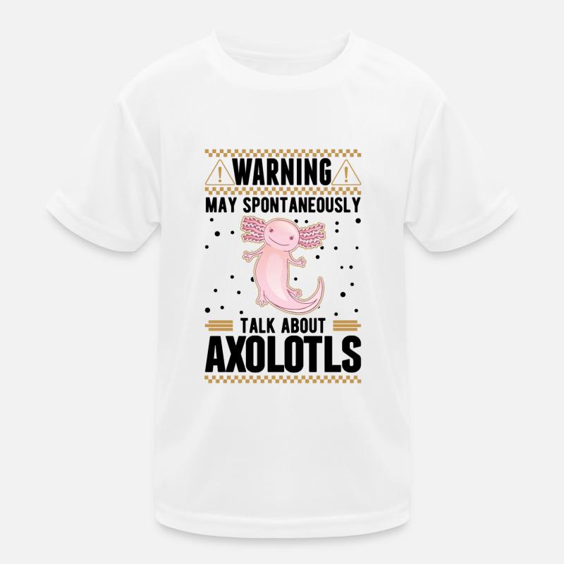 Axolotl Gift Tail Lurch Kids Functional T-Shirt