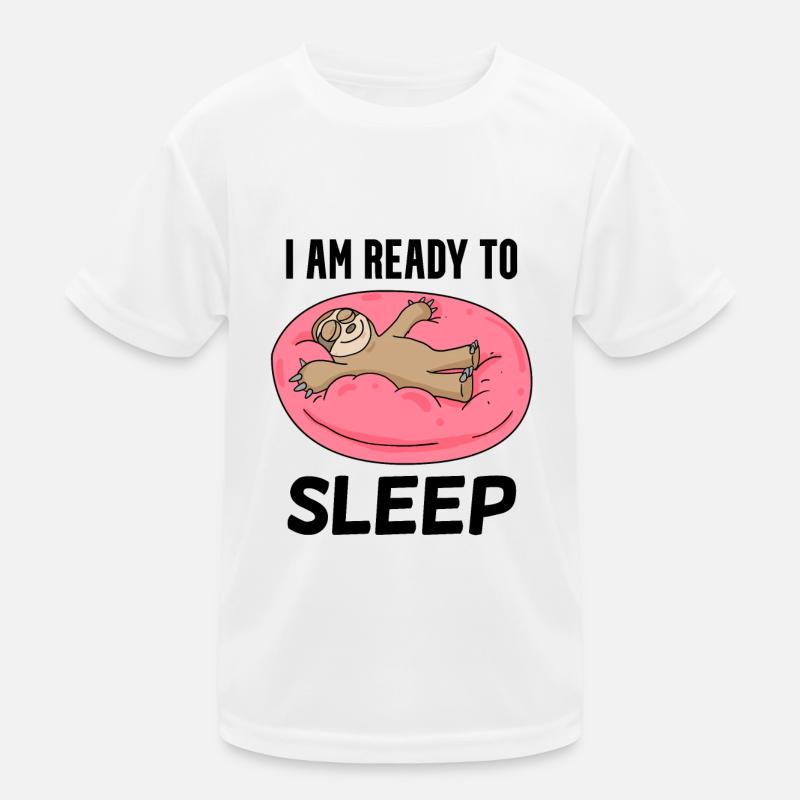 Ich bin bereit zu schlafen Kinder Funktions-T-Shirt