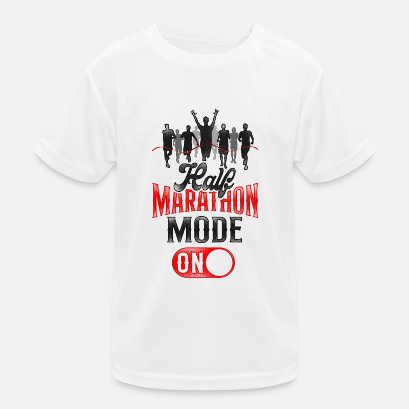 Running Runner Half Marathon Kinder Funktions-T-Shirt
