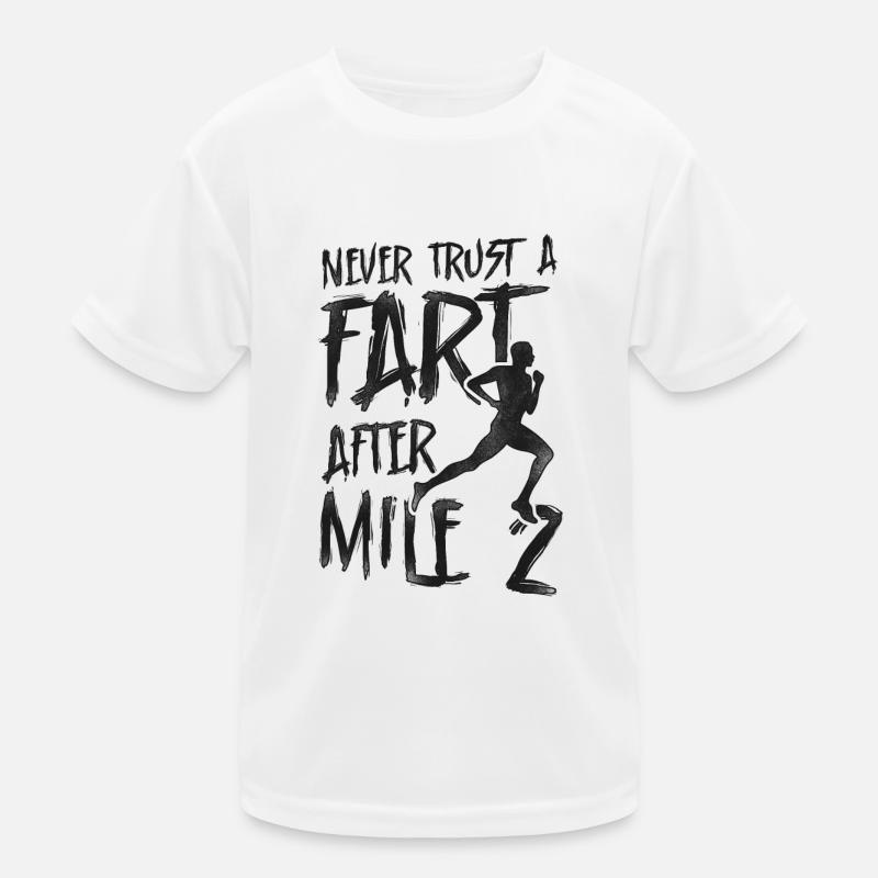 Running Runner Half Marathon Kinder Funktions-T-Shirt