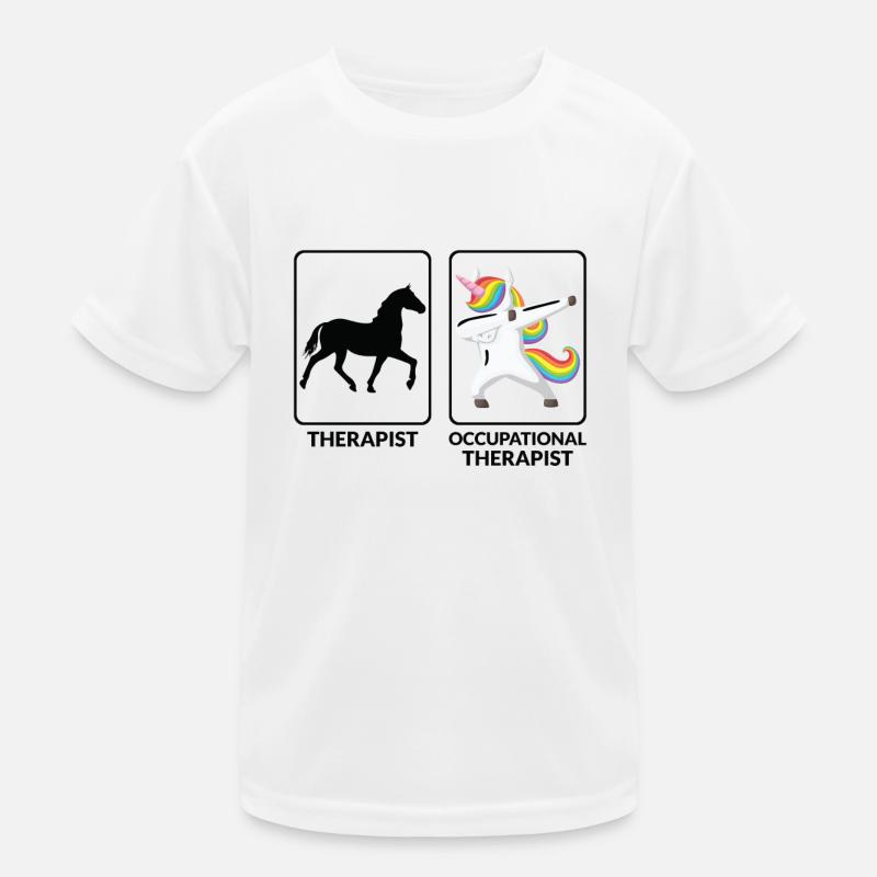 Lustiger Ergotherapeut Kinder Funktions-T-Shirt