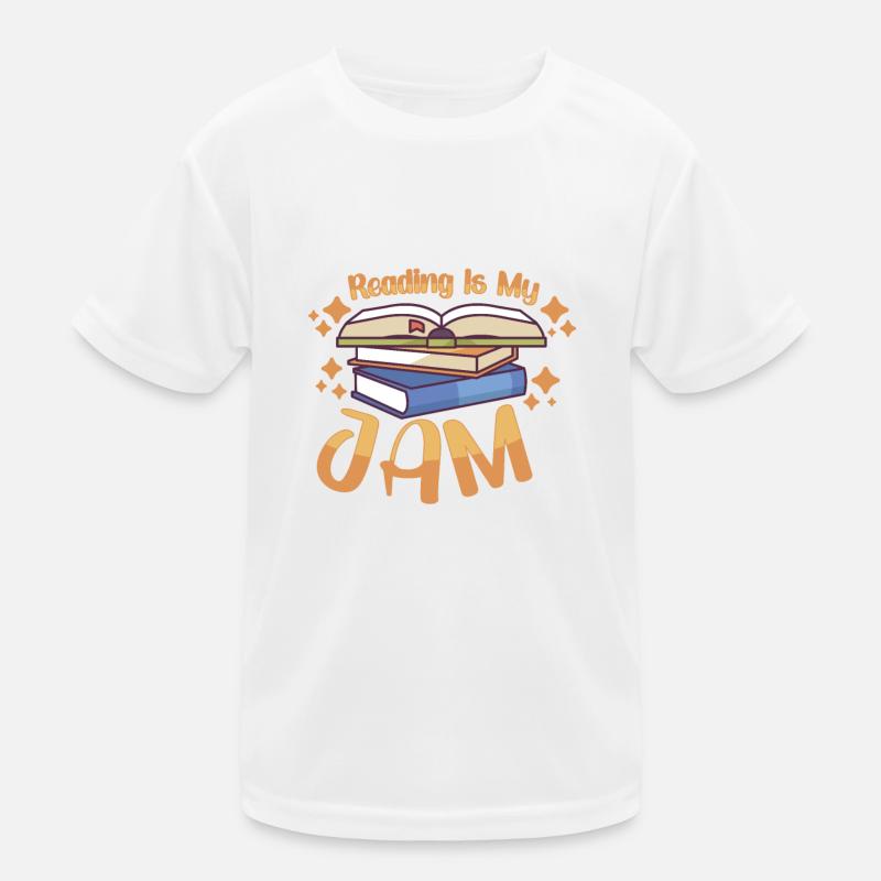 Book Reader Reading Literature Bookworm Gift Idea Kids Functional T-Shirt