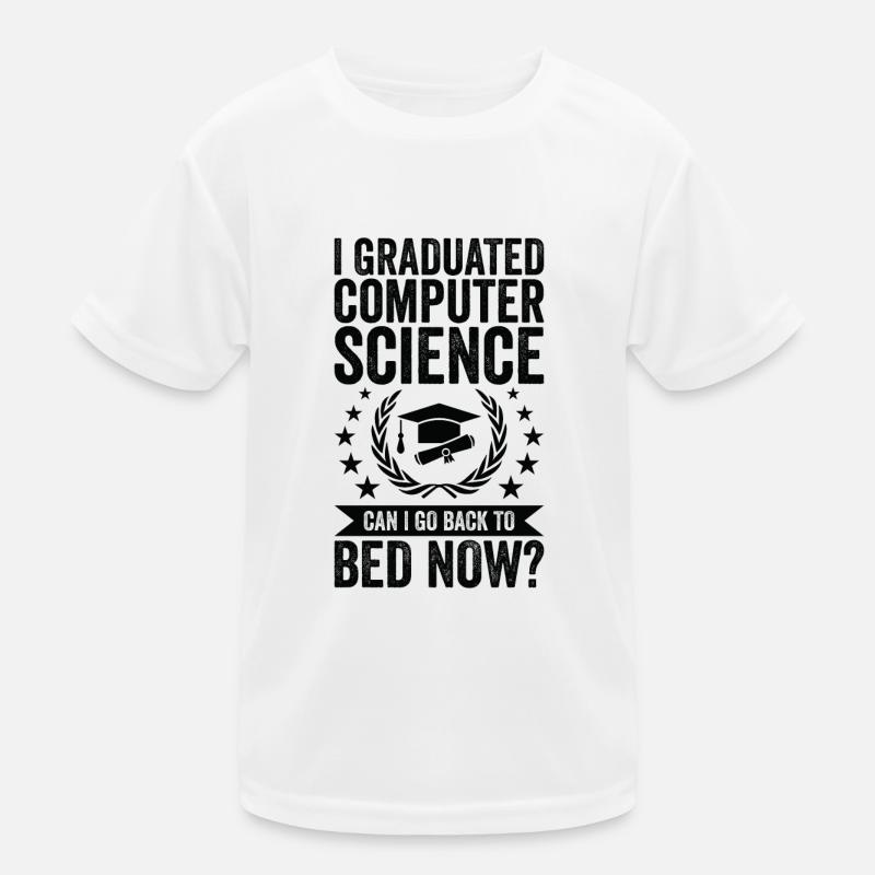 I studied computer science Kids Functional T-Shirt