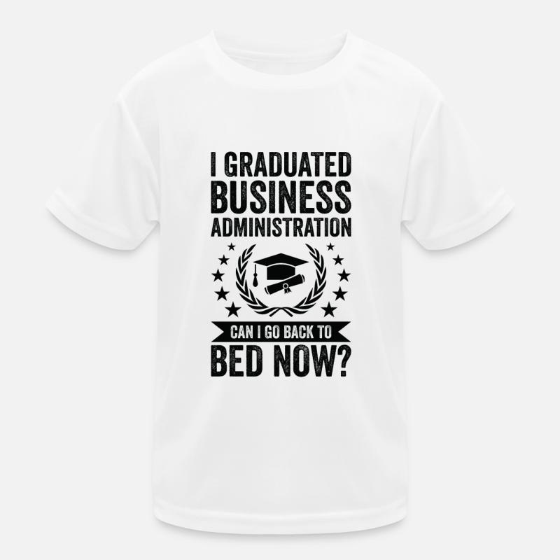I studied business administration Kids Functional T-Shirt