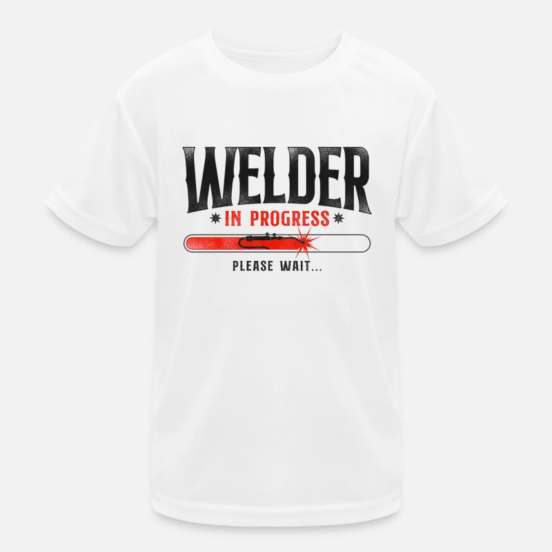 Welder Welding Apprentice Vintage Kids Functional T-Shirt