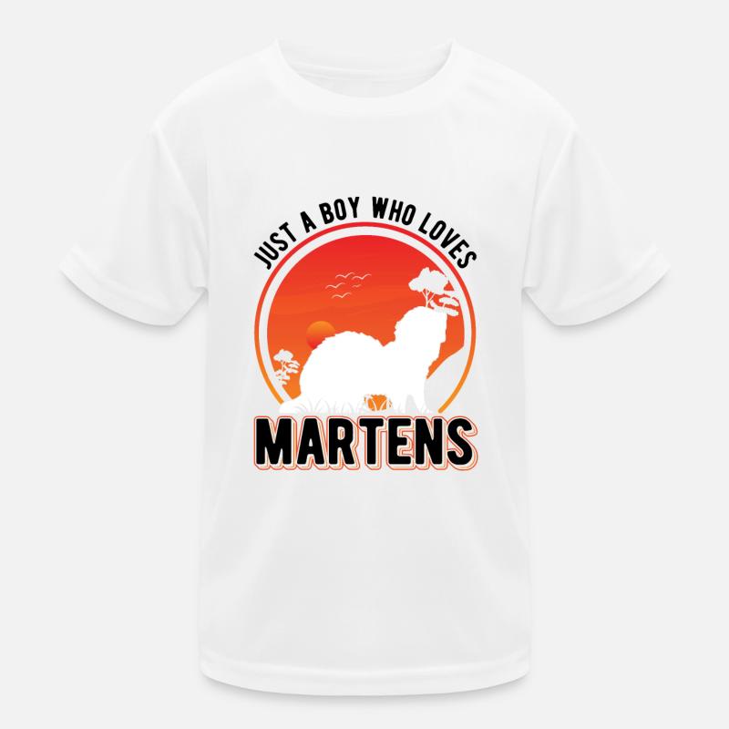 Marder Junge Nerz Dachs Baummarder Kinder Funktions-T-Shirt