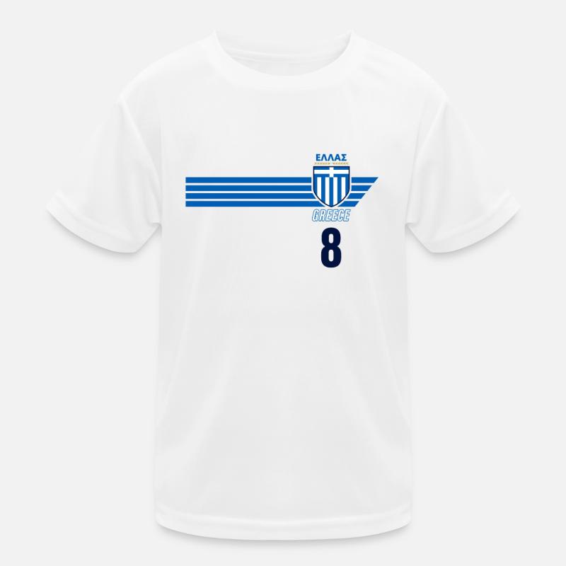 Grèce Hellas Grèce Football grec T-shirt sport Enfant