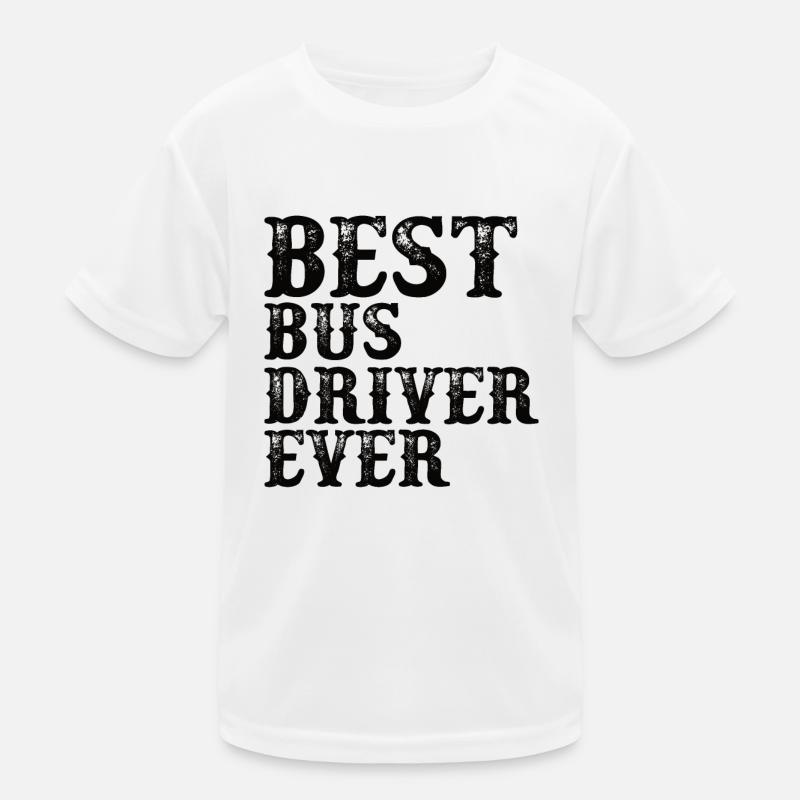 Busfahrer Berufung Beruf Arbeit Geschenk Kinder Funktions-T-Shirt