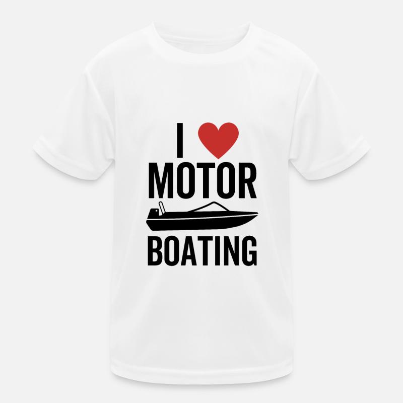 J’adore le bateau à moteur T-shirt sport Enfant