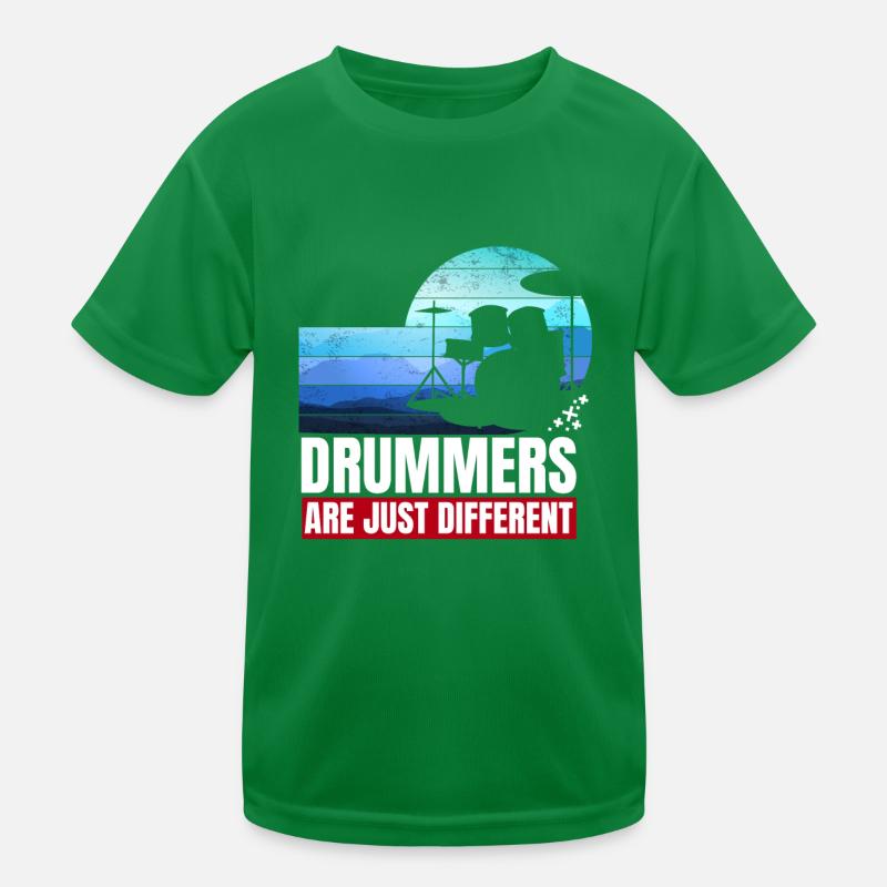 drôle de batteur disant T-shirt sport Enfant