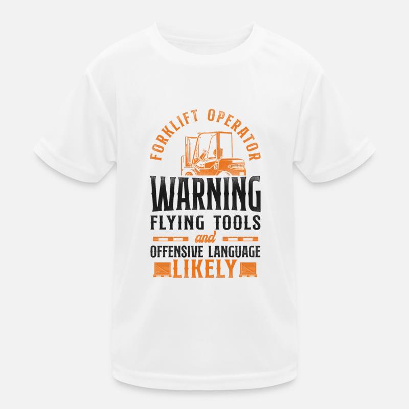 Certified Forklift Truck Operator Kinder Funktions-T-Shirt