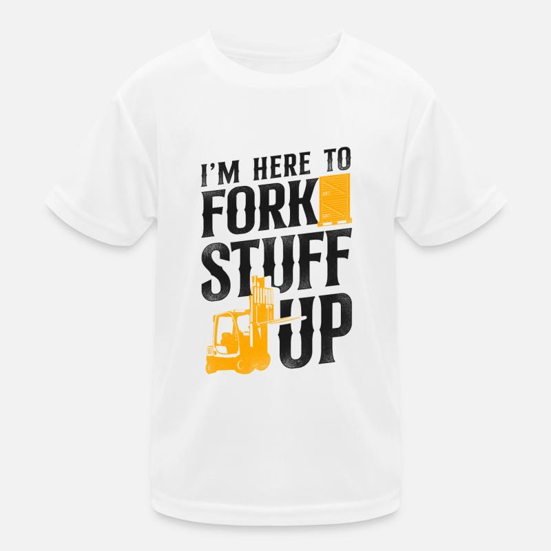 Certified Forklift Truck Operator Kinder Funktions-T-Shirt