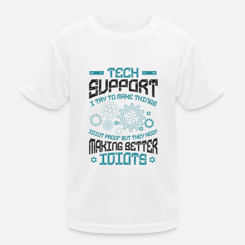 Try to make things foolproof Kids Functional T-Shirt