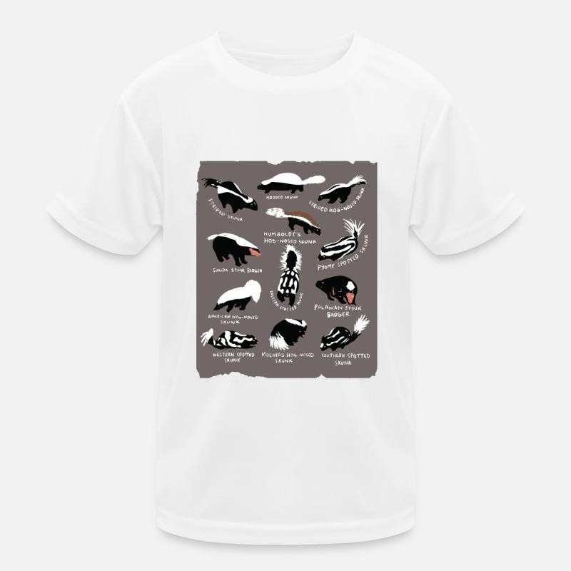 Espèces de mouffettes T-shirt sport Enfant
