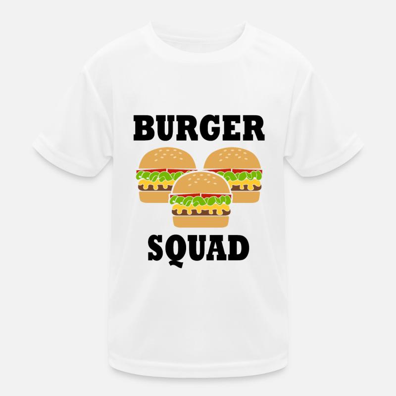 Hamburger Manger Funny Saying Burger Squ T-shirt sport Enfant