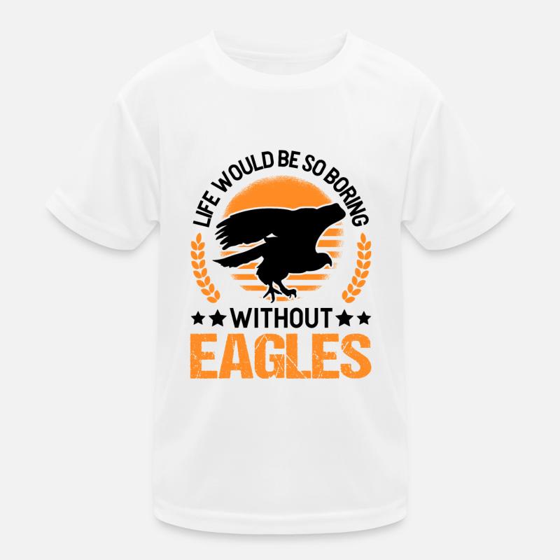 Golden Eagle Eagle Breeding Falconer Eagle - Kids Functional T-Shirt - white