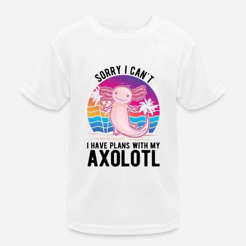 Axolotl Gift Tail Lurch Kids Functional T-Shirt
