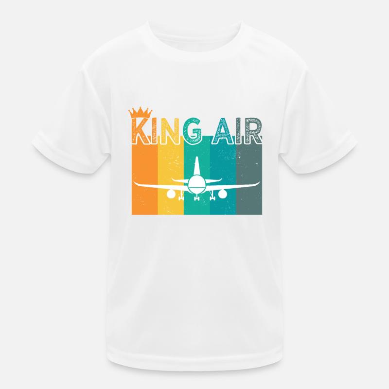 Pilot Airplane Flying Sport Gift Idea Kids Functional T-Shirt