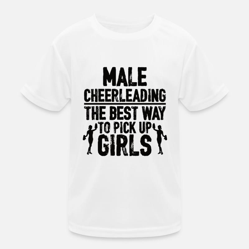 Cheerleader Gift Cheerleading Cheer Cheerdance Kids Functional T-Shirt