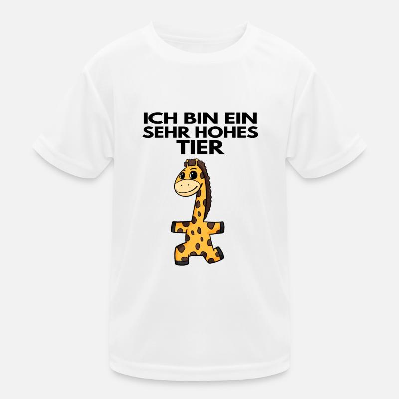 Teamleiter Giraffe Trainer Leitung Chef Kinder Funktions-T-Shirt