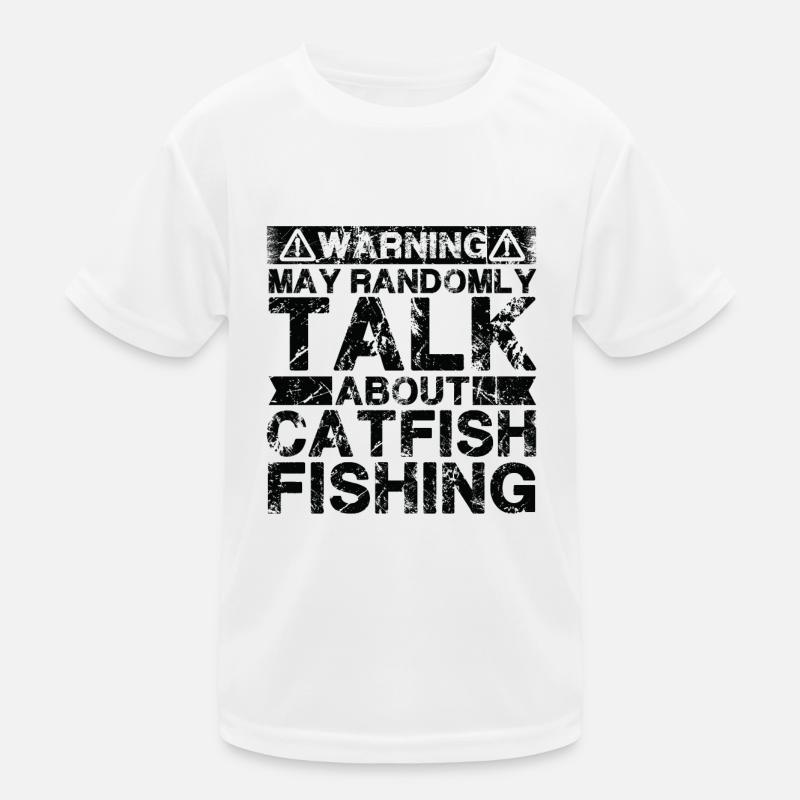 Fishing - Catfish Fish Kids Functional T-Shirt
