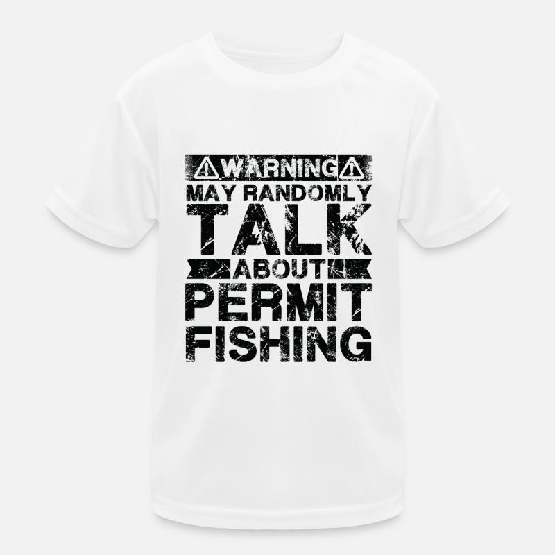 Fishing - Allow Fish Kids Functional T-Shirt