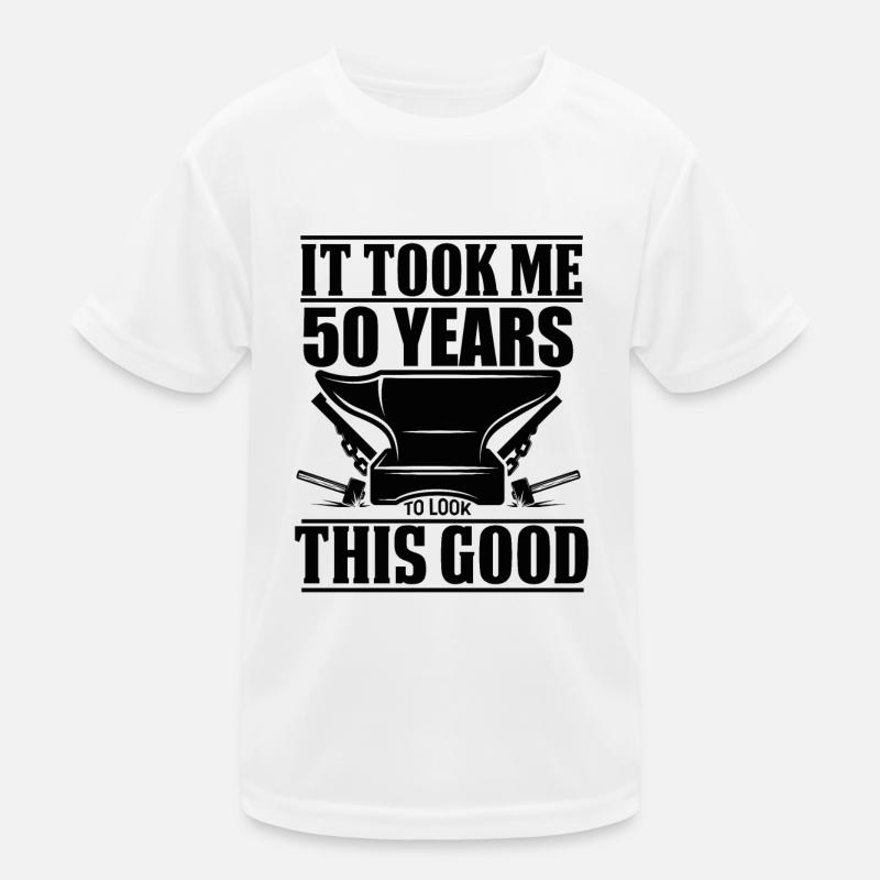 Forgeron de 50 ans 100% testé qualité et T-shirt sport Enfant