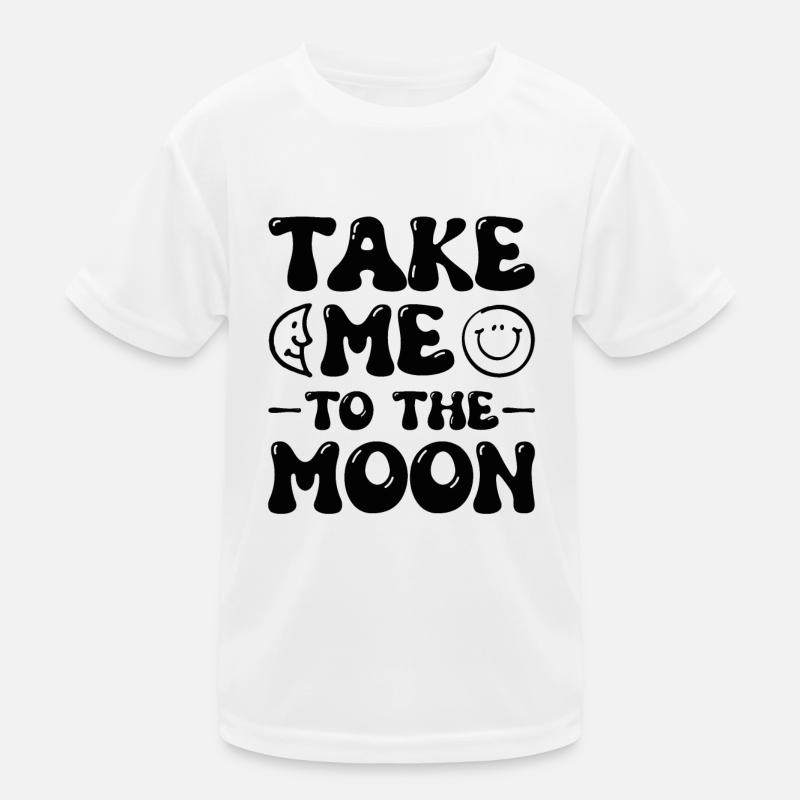 Moon / Crescent Kids Functional T-Shirt