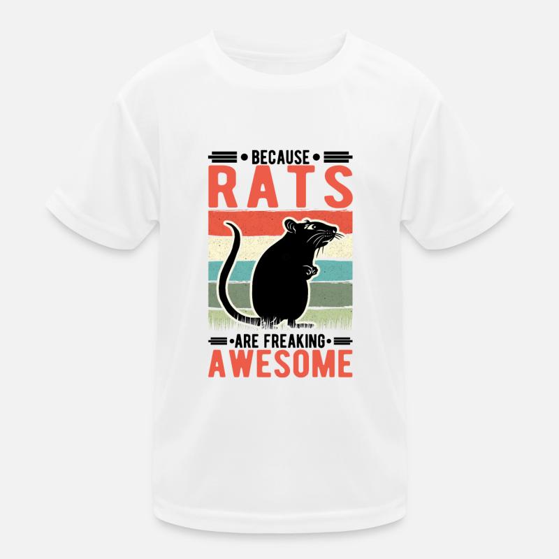 Because Rats are freaking awesome Ratte Kinder Funktions-T-Shirt