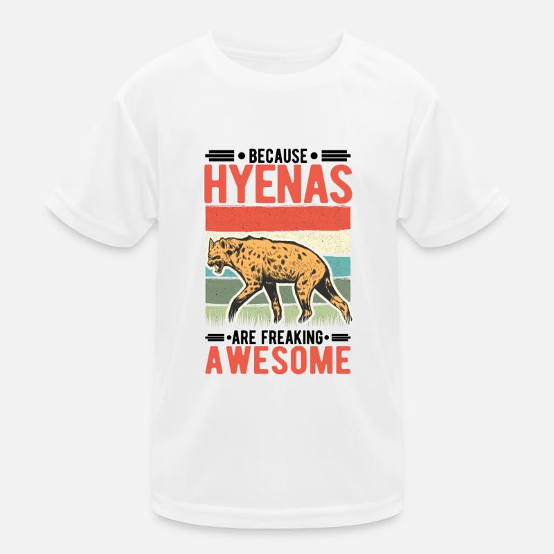Hyäne Geschenk Erdwolf Hyena Kinder Funktions-T-Shirt