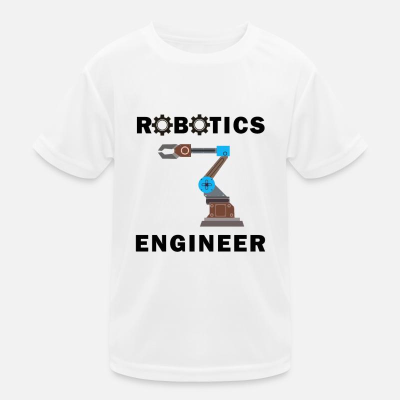 Robotic Engineering Mechanic Engineer Electronic Kids Functional T-Shirt