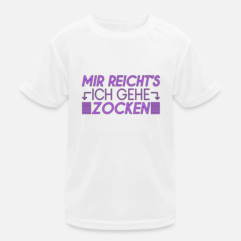 Zocken Spruch Kinder Funktions-T-Shirt