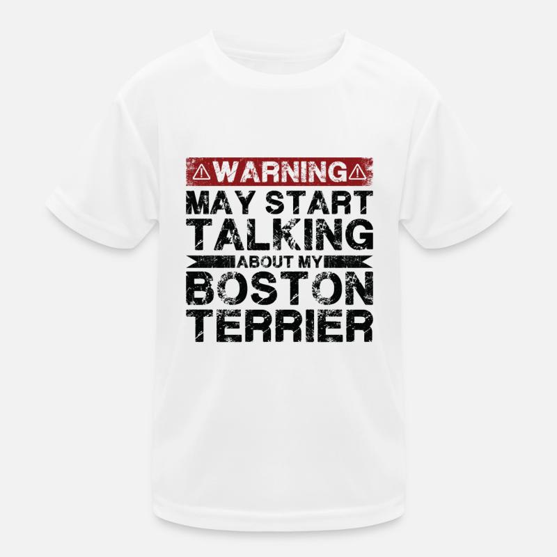 Apropos Boston Terrier Kinder Funktions-T-Shirt