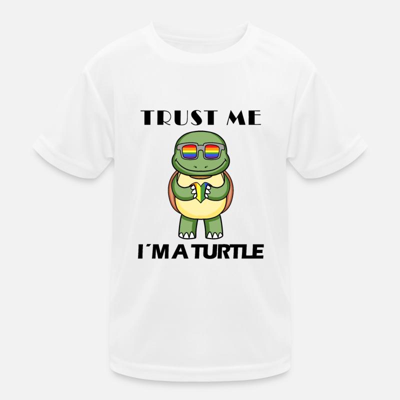 Schildkröte Kinder Funktions-T-Shirt
