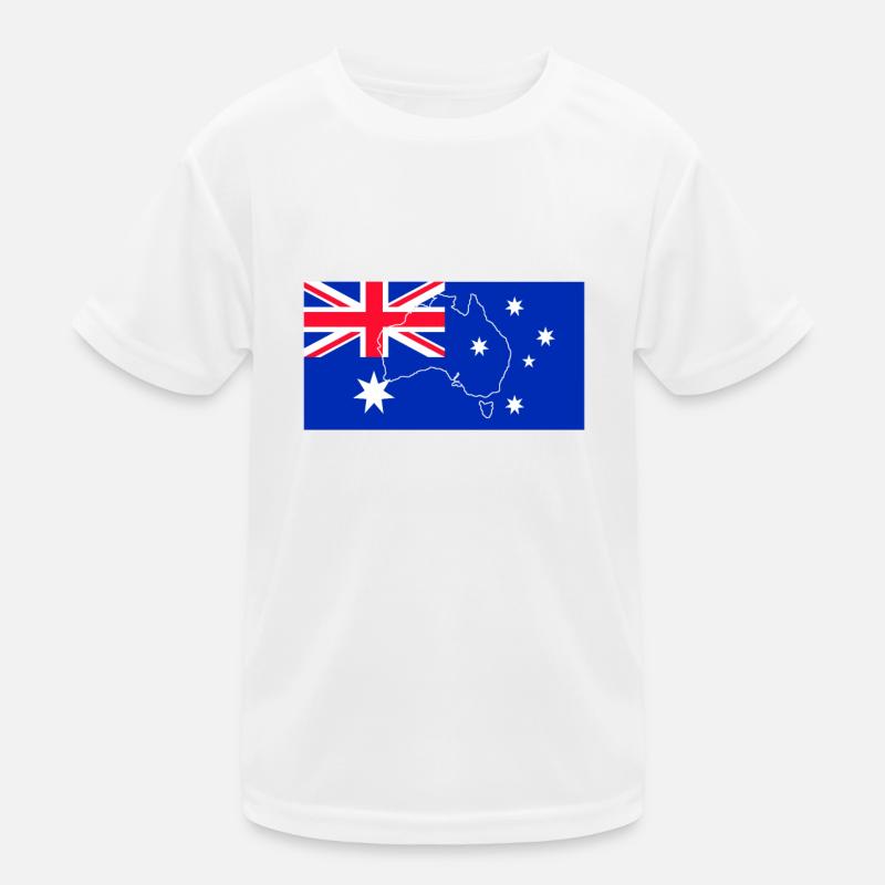 Australia Flag Kids Functional T-Shirt