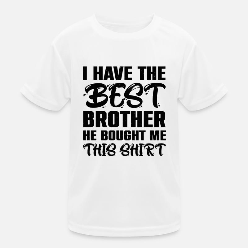 Bruderherz Bester Bruder der Welt Geschenkidee Kinder Funktions-T-Shirt