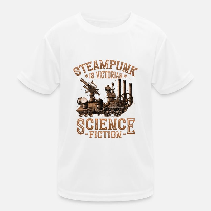 Steampunk Is Victorian Science Fiction Kids Functional T-Shirt
