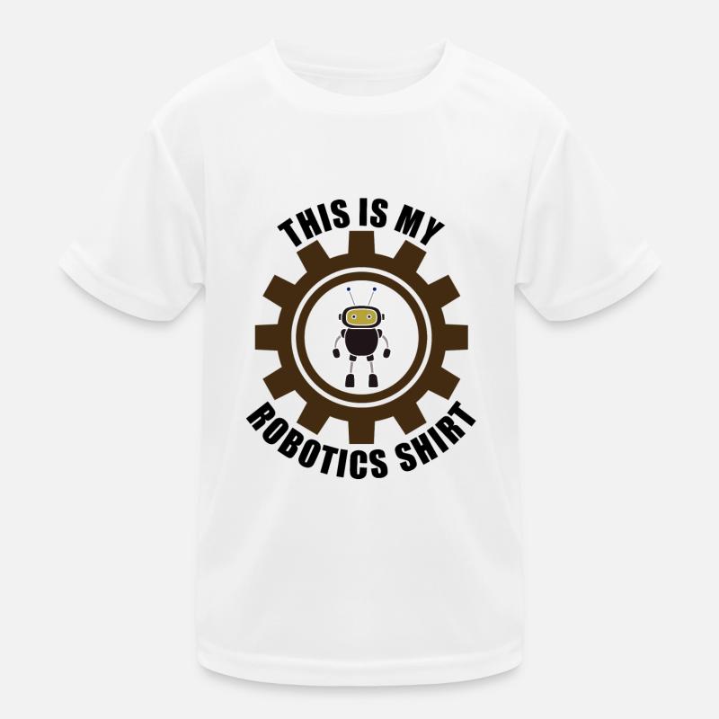 Robotik-Ingenieur Mechaniker Lustiger Roboter Kinder Funktions-T-Shirt