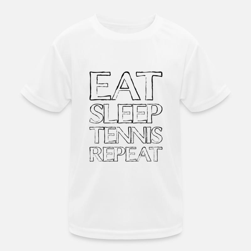 Manger du tennis de sommeil T-shirt sport Enfant