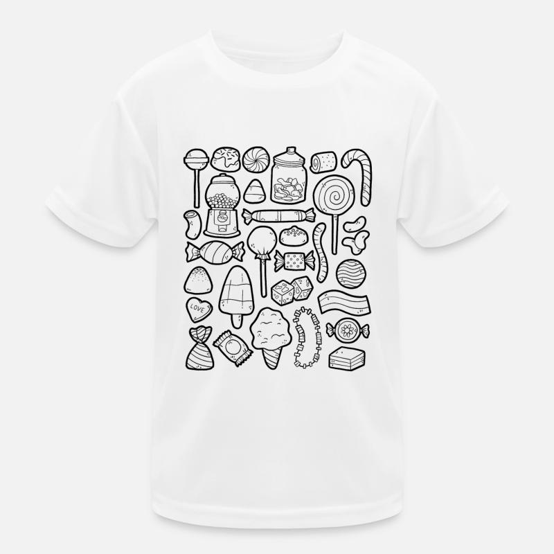 Süßigkeiten Kinder Funktions-T-Shirt