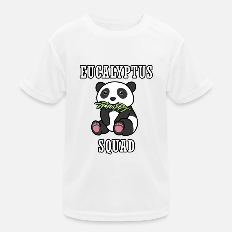 Eucalyptus Squad Ironischer Spruch Pandabären Kinder Funktions-T-Shirt