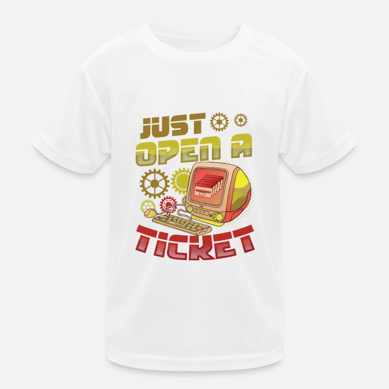 Il suffit d’ouvrir un ticket Support technique du centre d’assistance T-shirt sport Enfant