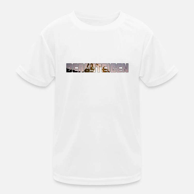 bergsteigen Kinder Funktions-T-Shirt