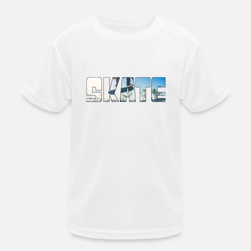 Skateboarding Kinder Funktions-T-Shirt
