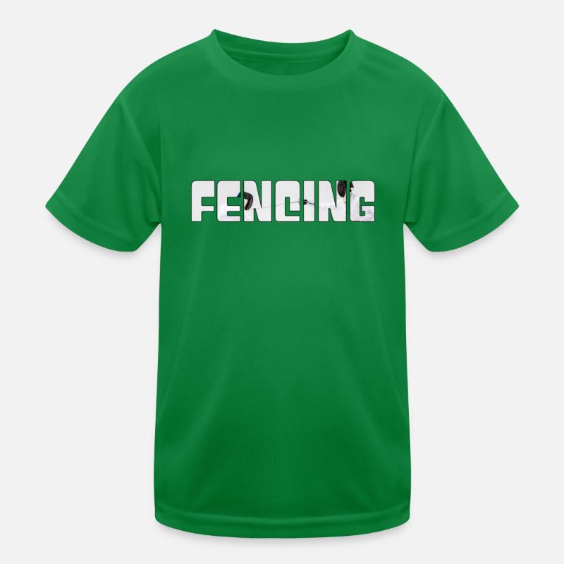Fencing Kids Functional T-Shirt
