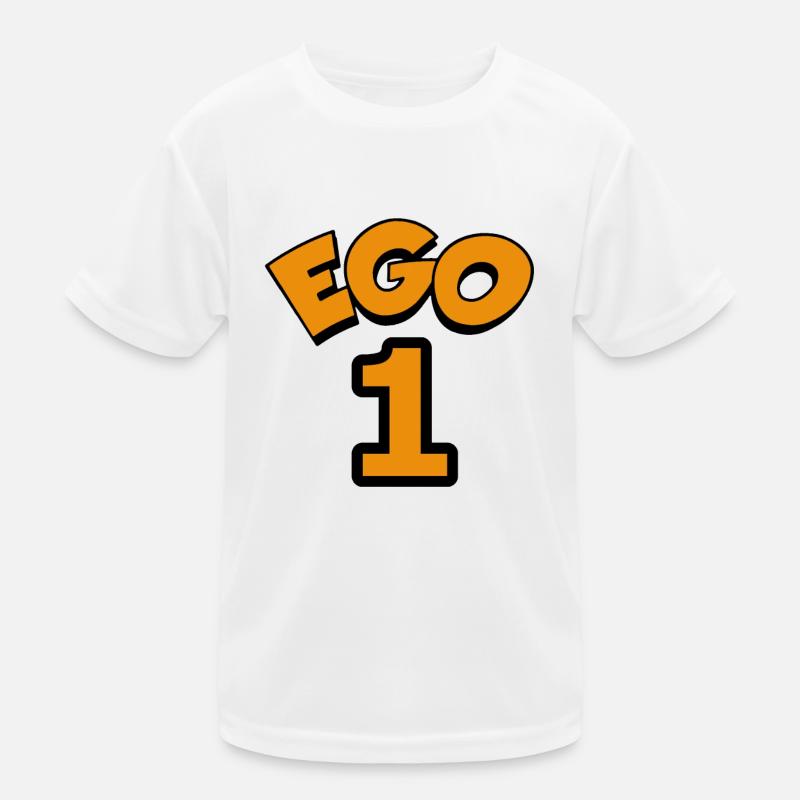 Ego 1 egoistic Nummber eins Kinder Funktions-T-Shirt