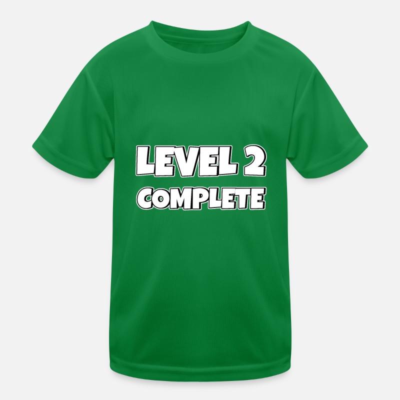 Niveau 2 Cadeau d’anniversaire complet 2 ans T-shirt sport Enfant